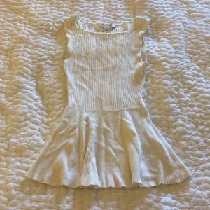 White House Black Market Peplum Ribbed Top